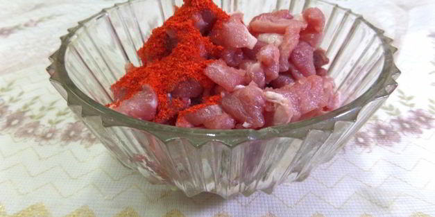 картошка фаршированная свининой