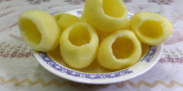 картошка фаршированная свининой