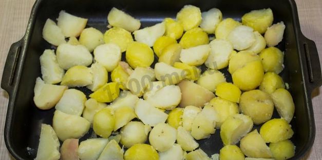 картошка в чесночном соусе запеченная в духовке