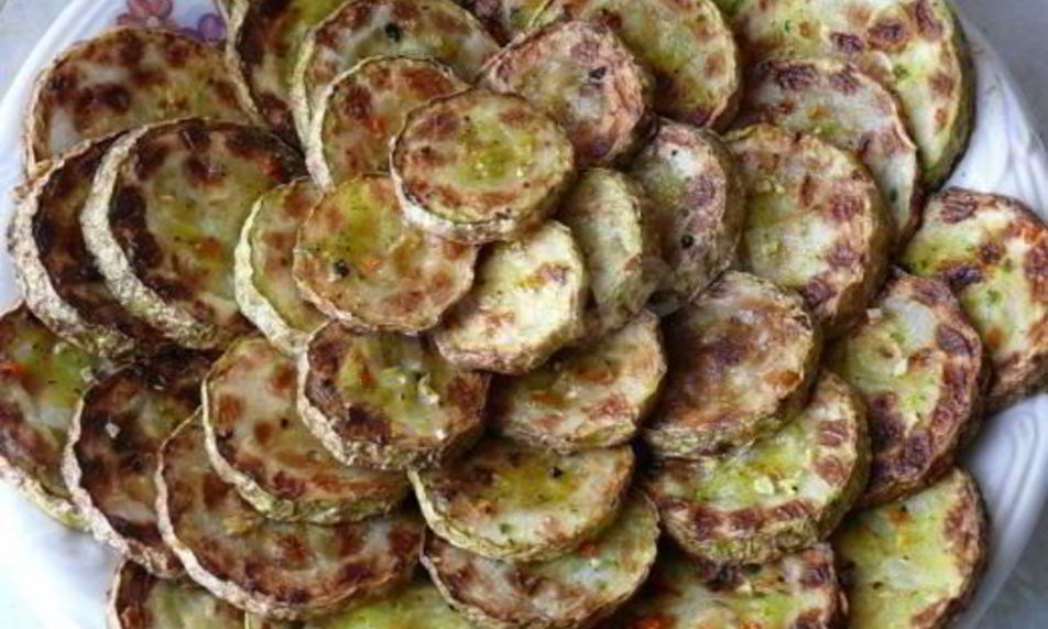 Рецепт консервированные жареные кабачки