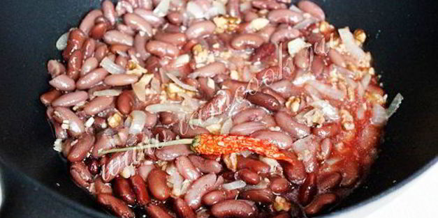 лобио из красной фасоли