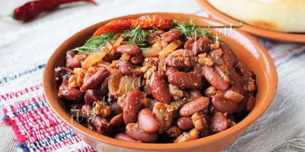 лобио из красной фасоли