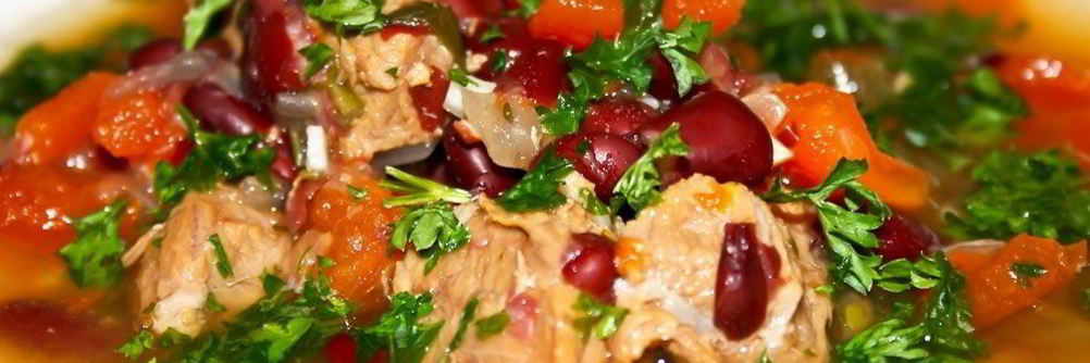 Лобио мясное