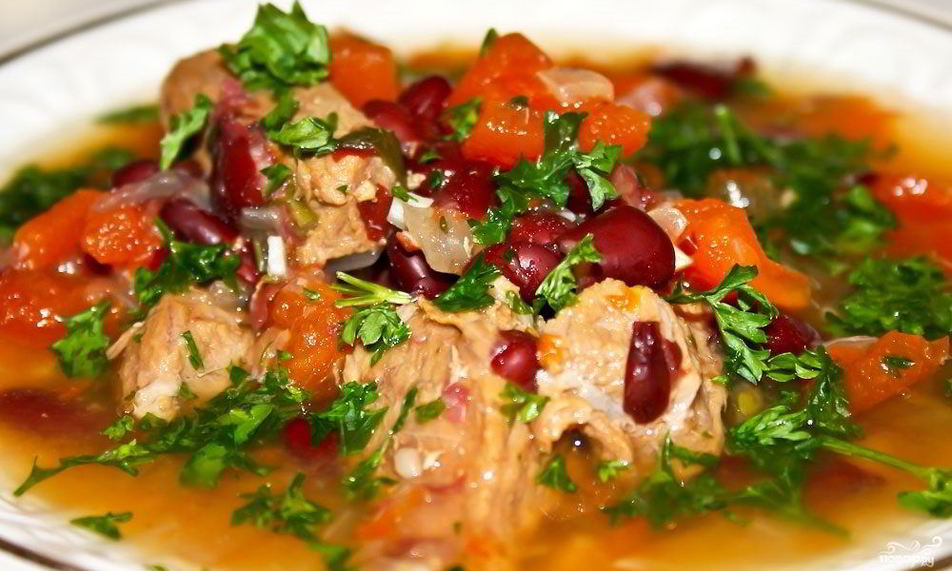 Рецепт лобио мясное