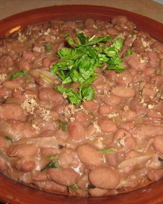 Лобио с гранатом