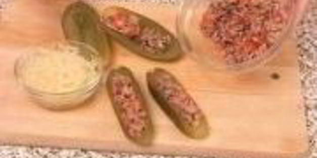 огурцы, фаршированные мясом