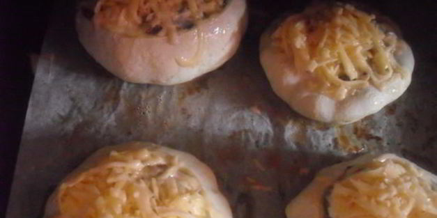 патиссоны, фаршированные мясом и грибами