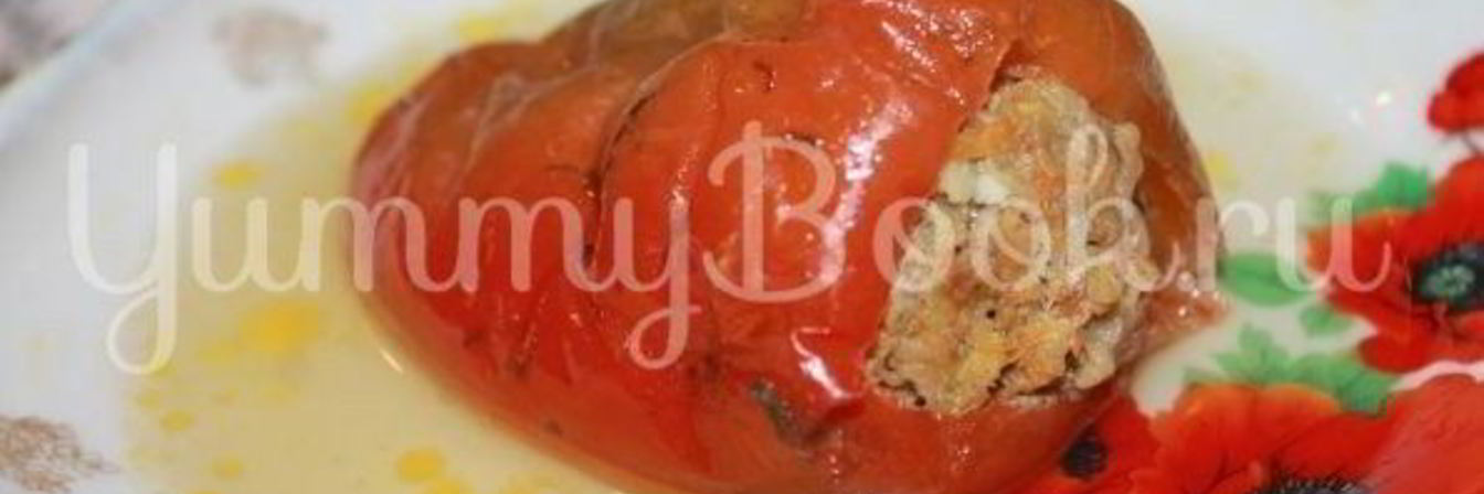 Перец фаршированный без риса