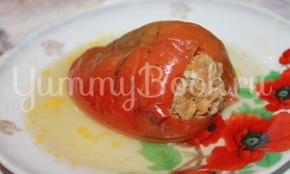 Рецепт перец фаршированный без риса