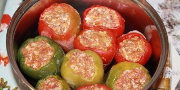 перец фаршированный без риса