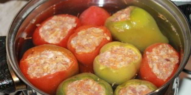 перец фаршированный без риса