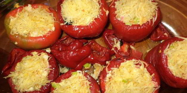 перец, фаршированный крабовыми палочками