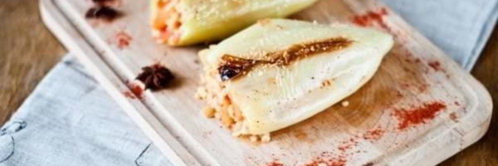 Перцы, фаршированные булгуром