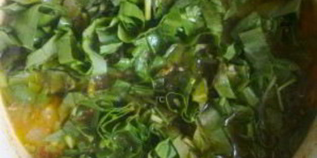 щавель с тушенкой