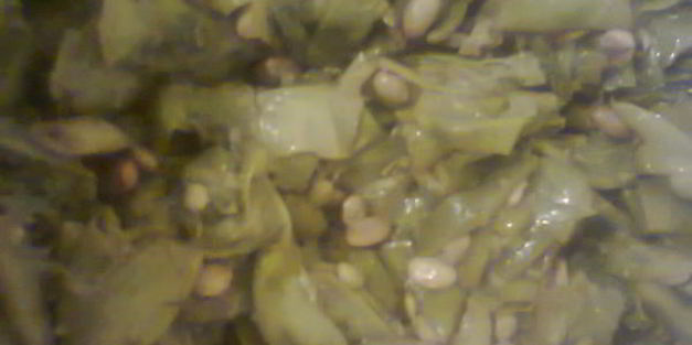 стручковая фасоль с зеленью