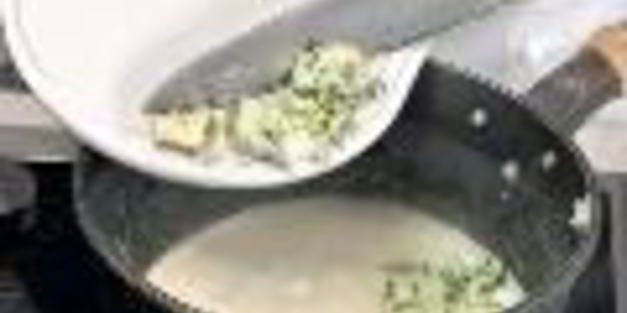 стручковая фасоль в сырном соусе