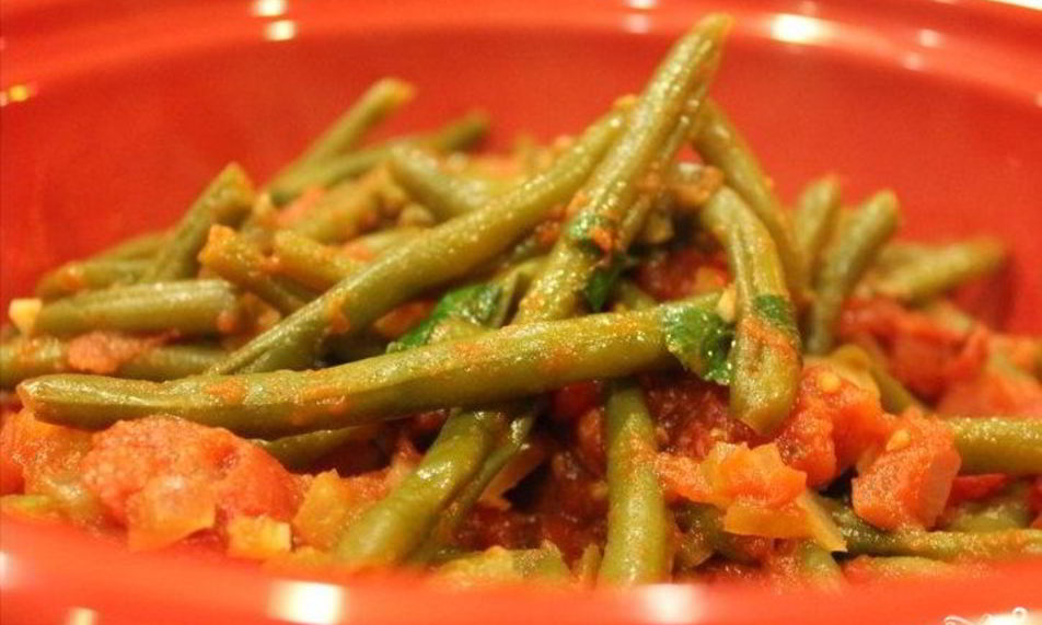 Рецепт стручковая фасоль в томате