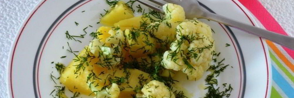 Цветная капуста с картошкой