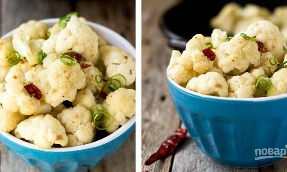 Рецепт цветная капуста со специями