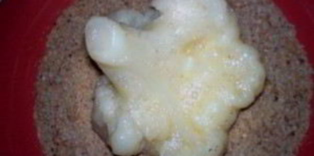 цветная капуста в кляре и панировочных сухарях