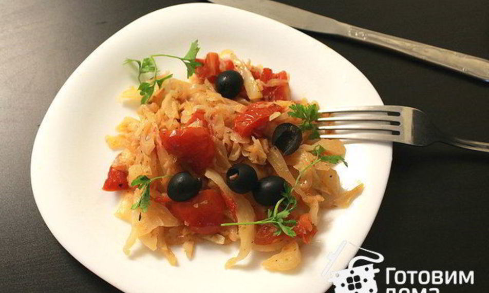 Рецепт тушеная капуста по-итальянски