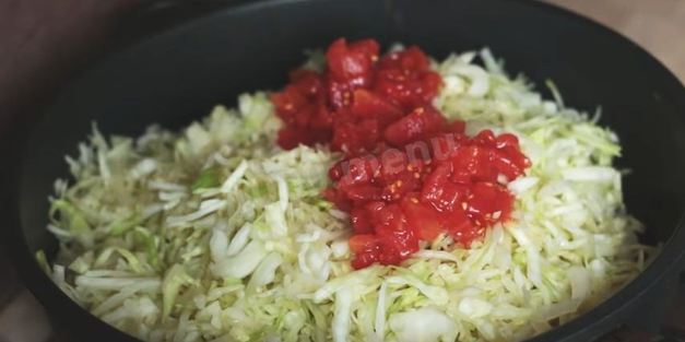 тушеная капуста по-русски
