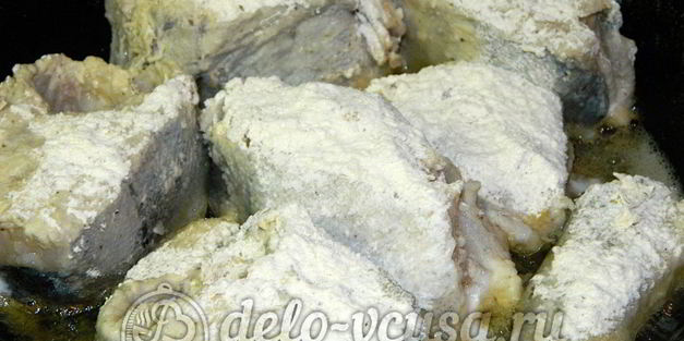 тушеная пикша