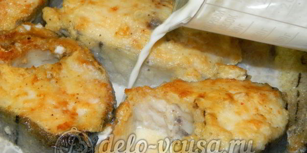 тушеная пикша