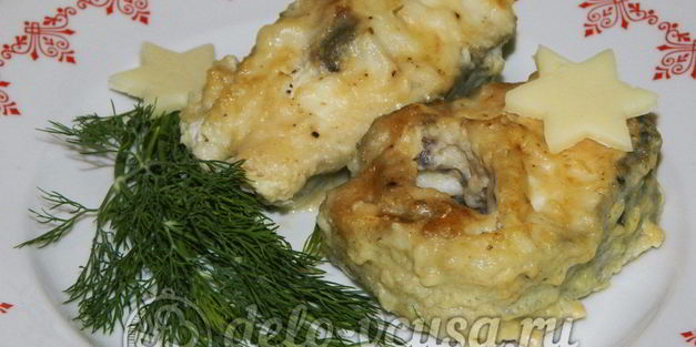 тушеная пикша