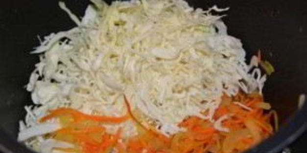 тушение капусты в мультиварке