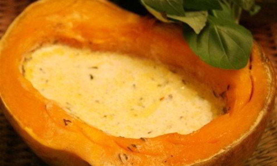 Рецепт тыква, запеченная с сыром