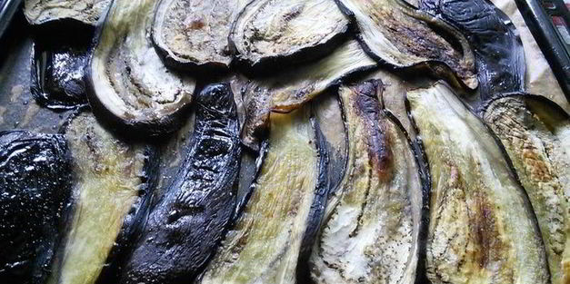 вегетарианская мусака с нутом