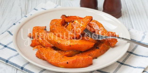 запеченная пряная тыква