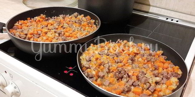 запеченная тыква, фаршированная говядиной