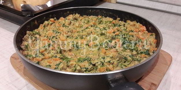 запеченная тыква, фаршированная говядиной