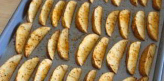 запеченный картофель дольками