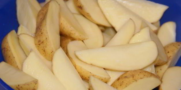 запеченный картофель в горчичном маринаде