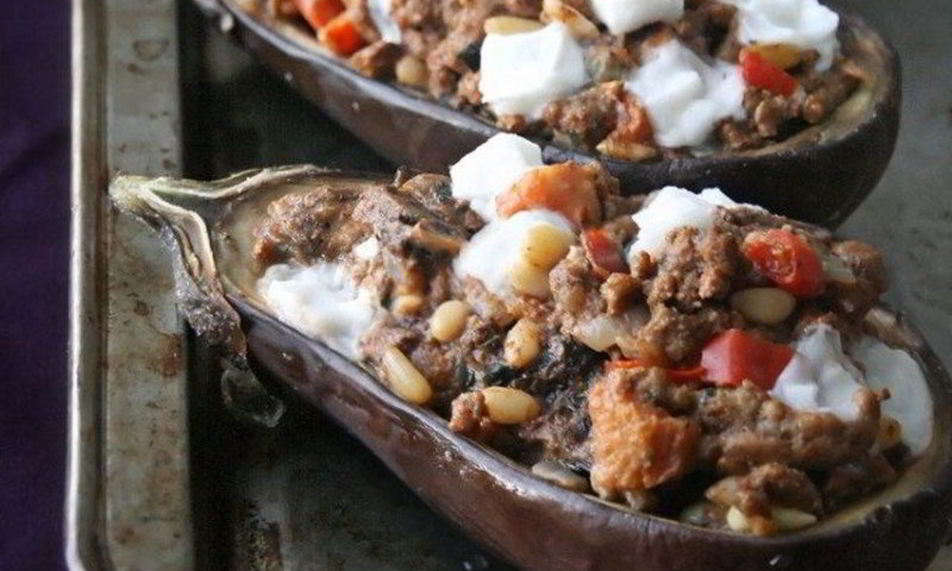 Рецепт запеченные баклажаны со сливками и сыром