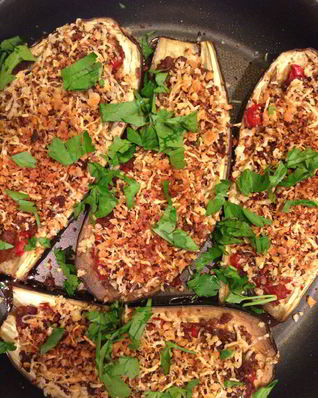 Запеченые баклажаны с хрустящей корочкой