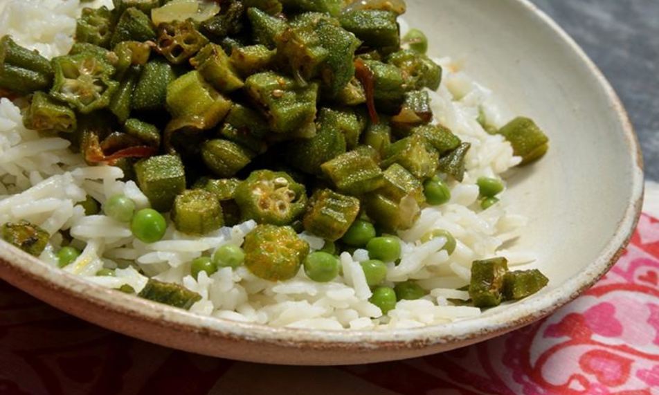 Рецепт жареная бамия по-индийски