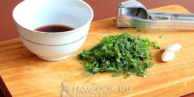 жареные баклажаны в маринаде