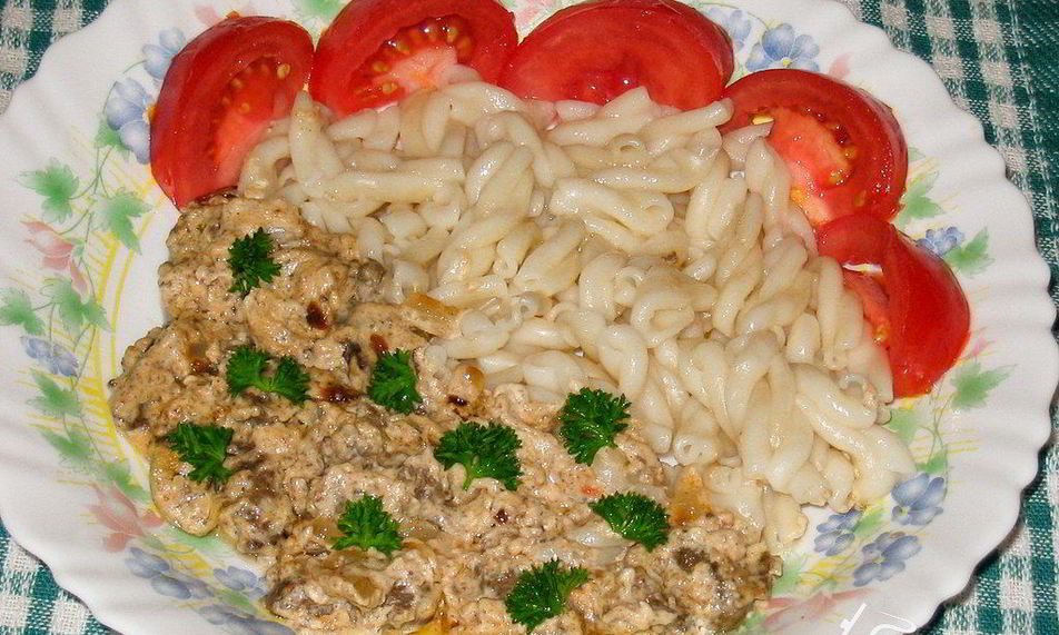 Рецепт печень по-строгановски