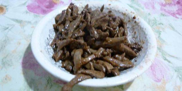 печень с апельсинами