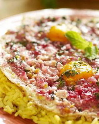 Азербайджанский яичный плов