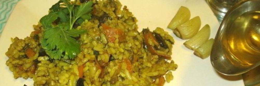 Грибной плов