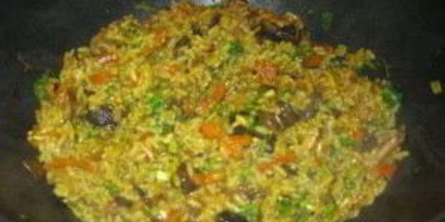 грибной плов