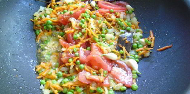 индийский овощной пряный плов