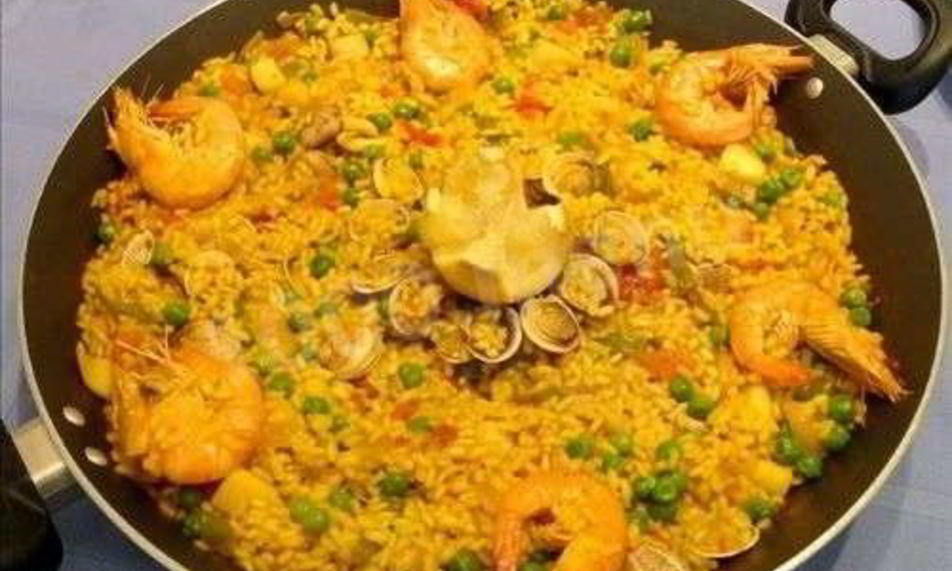 Рецепт испанская паэлья креветочная