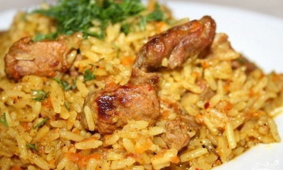 Рецепт обычный плов