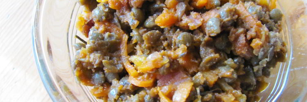 Овощной плов из чечевицы